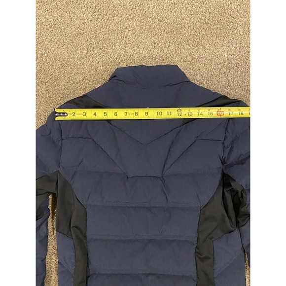 Millet Men's Goose Down Puffer Golf Jacket Small/Medium Navy Blue Excellent Cond - Picture 16 of 16